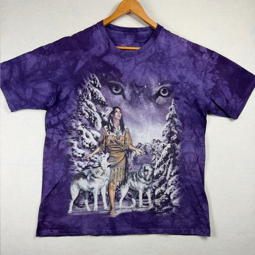 Vintage The Mountain T-Shirt XL Cotton USA Made Y2K